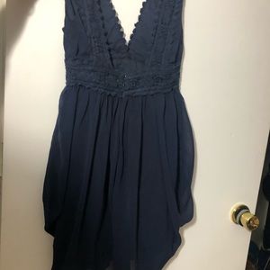 Navy blue minuet dress size small